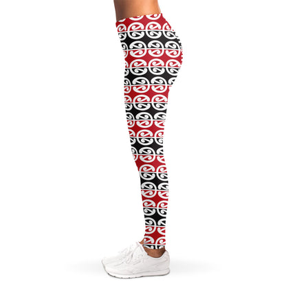 Maori Kowhaiwhai Pattern Print Women's Leggings