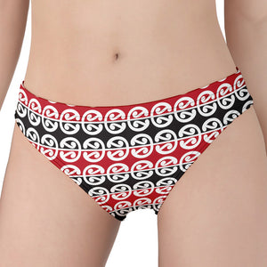 Maori Kowhaiwhai Pattern Print Women's Panties