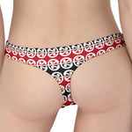 Maori Kowhaiwhai Pattern Print Women's Thong