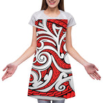 Maori Kowhaiwhai Tribal Polynesian Print Adjustable Apron