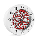 Maori Kowhaiwhai Tribal Polynesian Print Alarm Clock