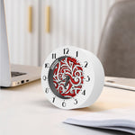 Maori Kowhaiwhai Tribal Polynesian Print Alarm Clock