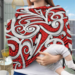 Maori Kowhaiwhai Tribal Polynesian Print Baby Seat Cover