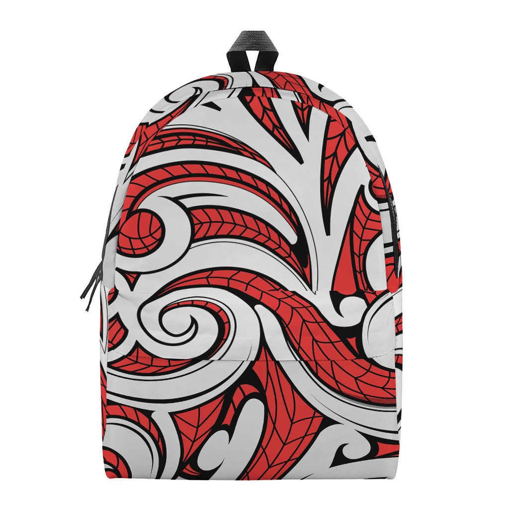 Maori Kowhaiwhai Tribal Polynesian Print Backpack