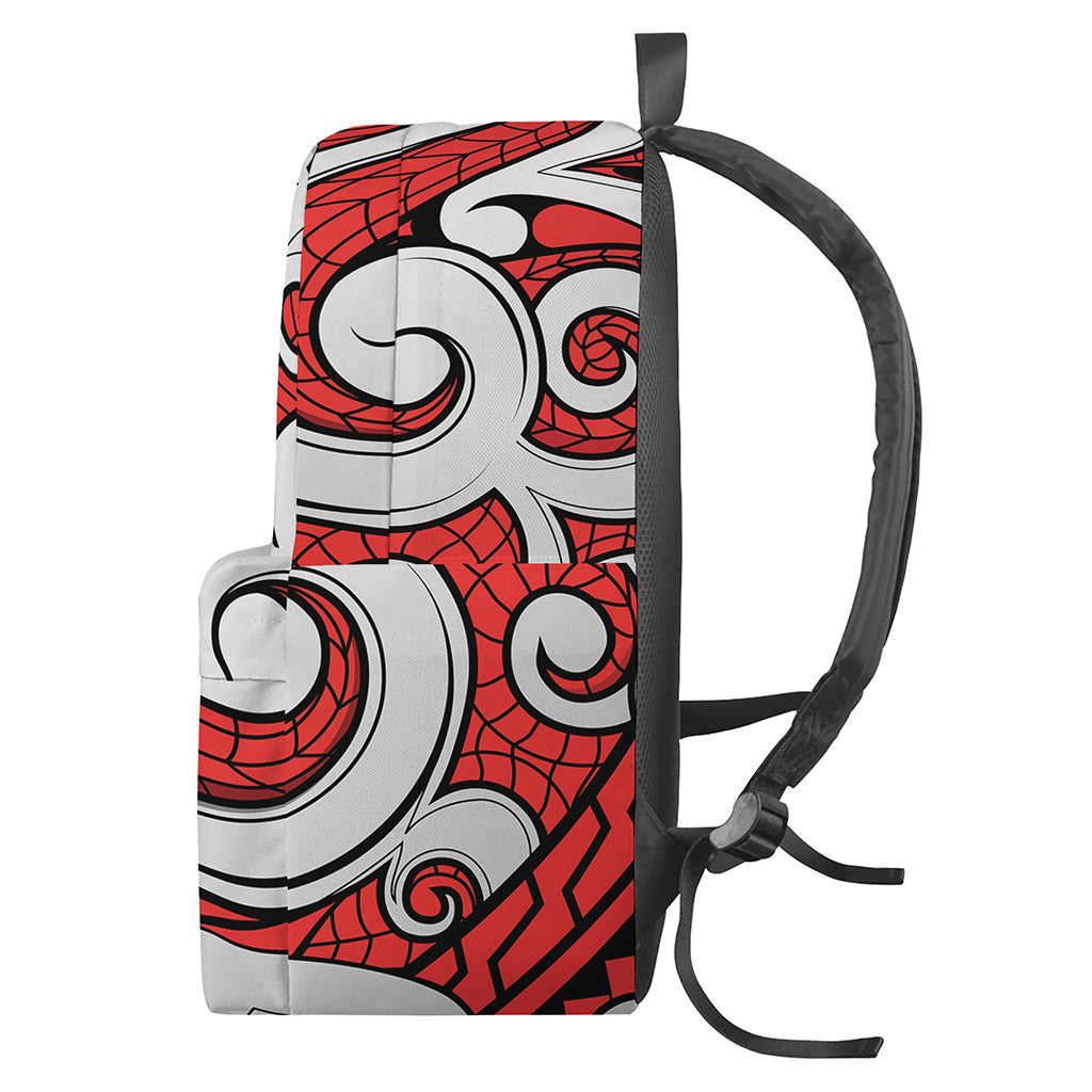 Maori Kowhaiwhai Tribal Polynesian Print Backpack