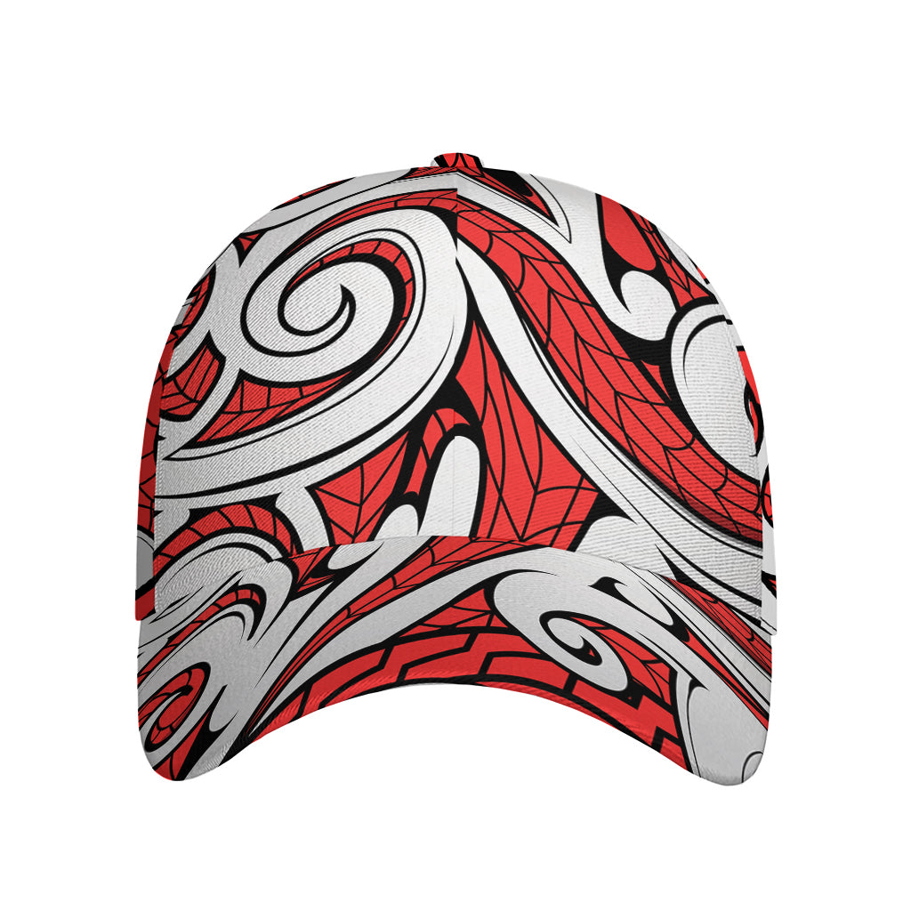 Maori Kowhaiwhai Tribal Polynesian Print Baseball Cap