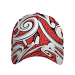 Maori Kowhaiwhai Tribal Polynesian Print Baseball Cap