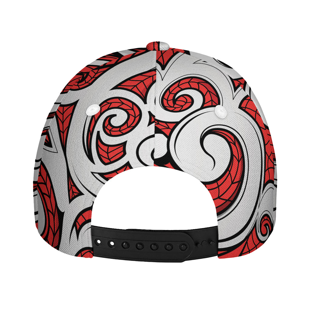 Maori Kowhaiwhai Tribal Polynesian Print Baseball Cap