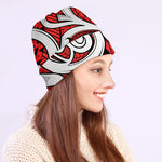 Maori Kowhaiwhai Tribal Polynesian Print Beanie