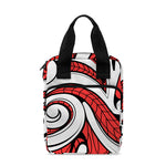 Maori Kowhaiwhai Tribal Polynesian Print Bible Tote Bag