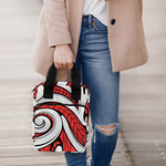 Maori Kowhaiwhai Tribal Polynesian Print Bible Tote Bag