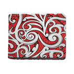 Maori Kowhaiwhai Tribal Polynesian Print Bifold Wallet