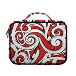 Maori Kowhaiwhai Tribal Polynesian Print Briefcase Bible Bag