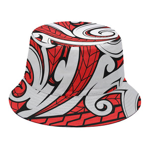 Maori Kowhaiwhai Tribal Polynesian Print Bucket Hat