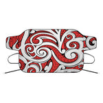 Maori Kowhaiwhai Tribal Polynesian Print Car Windshield Snow Cover