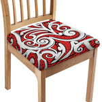 Maori Kowhaiwhai Tribal Polynesian Print Chair Cushion Cover