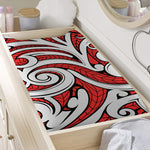 Maori Kowhaiwhai Tribal Polynesian Print Changing Pad Cover