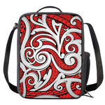 Maori Kowhaiwhai Tribal Polynesian Print Crossbody Lunch Bag