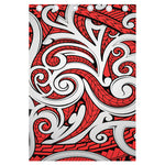Maori Kowhaiwhai Tribal Polynesian Print Curtain