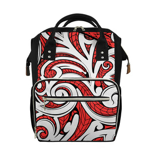 Maori Kowhaiwhai Tribal Polynesian Print Diaper Bag