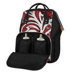 Maori Kowhaiwhai Tribal Polynesian Print Diaper Bag