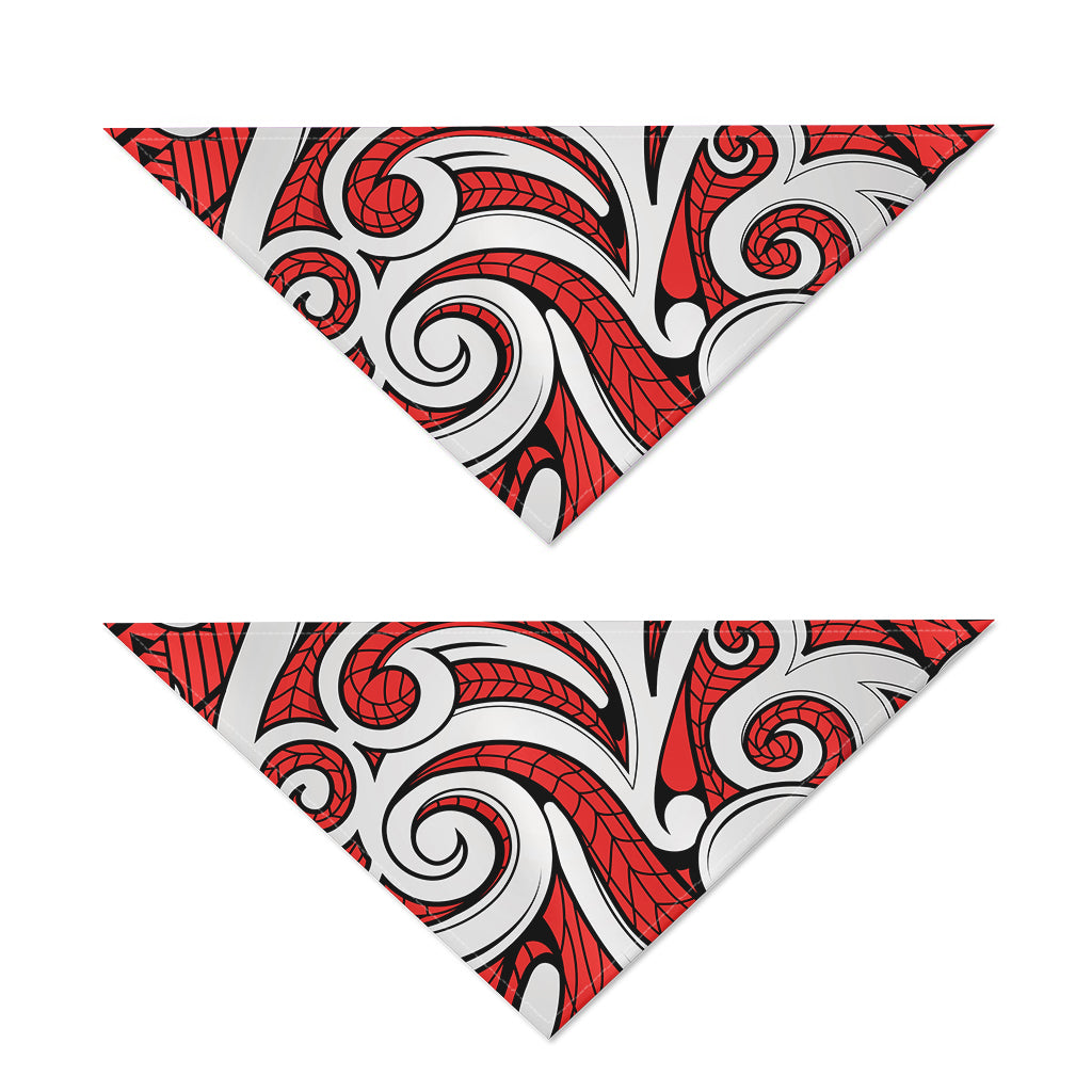 Maori Kowhaiwhai Tribal Polynesian Print Dog Bandana