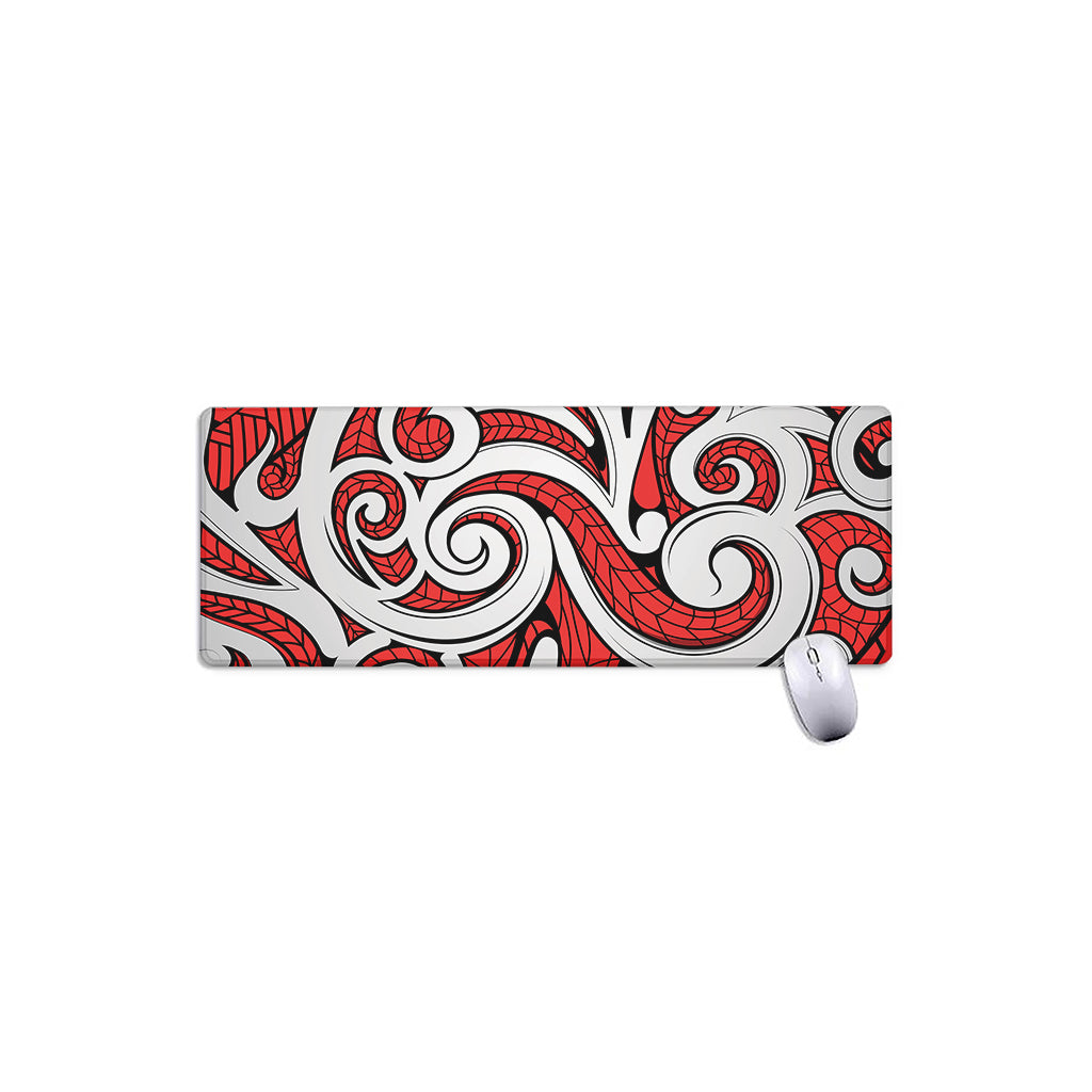 Maori Kowhaiwhai Tribal Polynesian Print Extended Mouse Pad