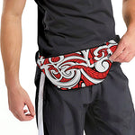 Maori Kowhaiwhai Tribal Polynesian Print Fanny Pack