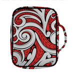 Maori Kowhaiwhai Tribal Polynesian Print Front Pocket Bible Bag