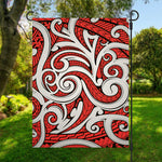 Maori Kowhaiwhai Tribal Polynesian Print Garden Flag