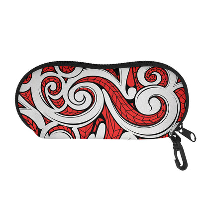 Maori Kowhaiwhai Tribal Polynesian Print Glasses Case