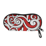 Maori Kowhaiwhai Tribal Polynesian Print Glasses Case
