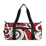 Maori Kowhaiwhai Tribal Polynesian Print Gym Bag