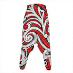 Maori Kowhaiwhai Tribal Polynesian Print Hammer Pants
