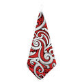 Maori Kowhaiwhai Tribal Polynesian Print Hand Towel