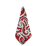 Maori Kowhaiwhai Tribal Polynesian Print Hand Towel