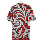 Maori Kowhaiwhai Tribal Polynesian Print Hawaiian Shirt