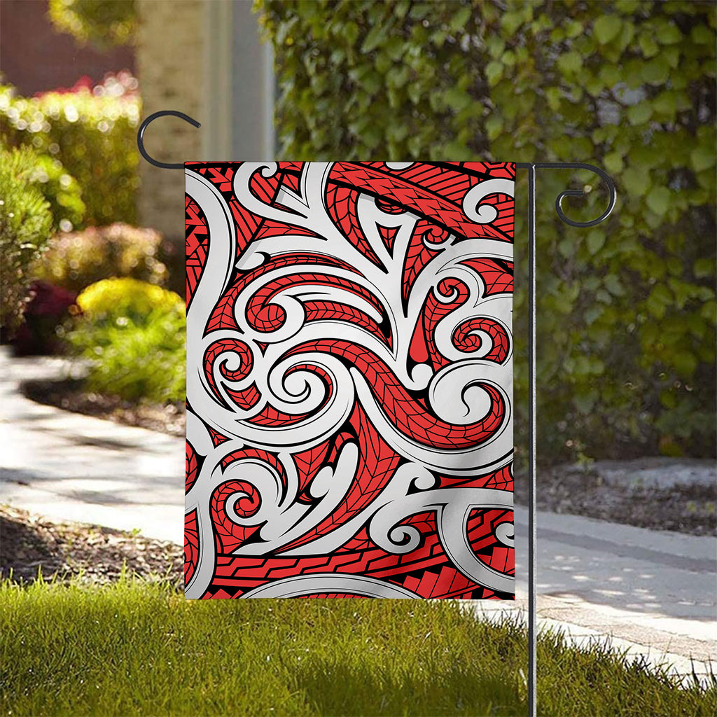 Maori Kowhaiwhai Tribal Polynesian Print House Flag