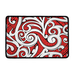 Maori Kowhaiwhai Tribal Polynesian Print Kitchen Mat