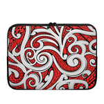 Maori Kowhaiwhai Tribal Polynesian Print Laptop Sleeve