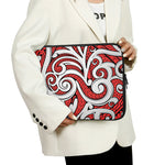 Maori Kowhaiwhai Tribal Polynesian Print Laptop Sleeve