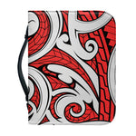 Maori Kowhaiwhai Tribal Polynesian Print Leather Bible Cover