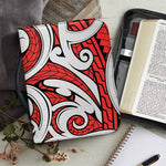 Maori Kowhaiwhai Tribal Polynesian Print Leather Bible Cover