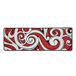 Maori Kowhaiwhai Tribal Polynesian Print Long Kitchen Mat