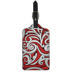 Maori Kowhaiwhai Tribal Polynesian Print Luggage Tag