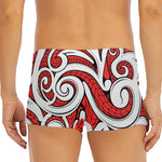 Maori Kowhaiwhai Tribal Polynesian Print Men's Short Boxer Briefs
