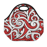 Maori Kowhaiwhai Tribal Polynesian Print Neoprene Lunch Bag