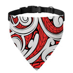 Maori Kowhaiwhai Tribal Polynesian Print Over The Collar Dog Bandana