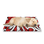 Maori Kowhaiwhai Tribal Polynesian Print Pet Cooling Mat Cover