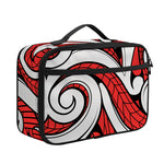 Maori Kowhaiwhai Tribal Polynesian Print Portable Lunch Bag